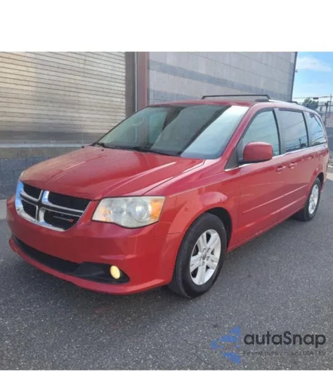 2012 Dodge Grand Caravan Crew из США, поврежденный, VIN 2C4RDGDG8CR356735